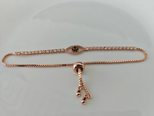ADJUSTABLE ROSEGOLD  CHAIN BRACELET A2 A1