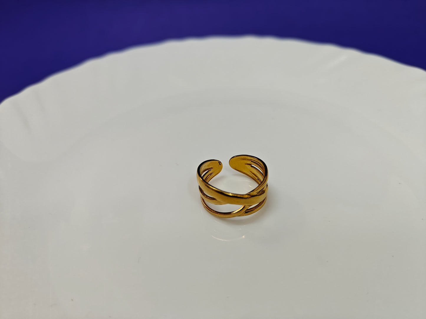 GOLD  ADJUSTABLE RING xx