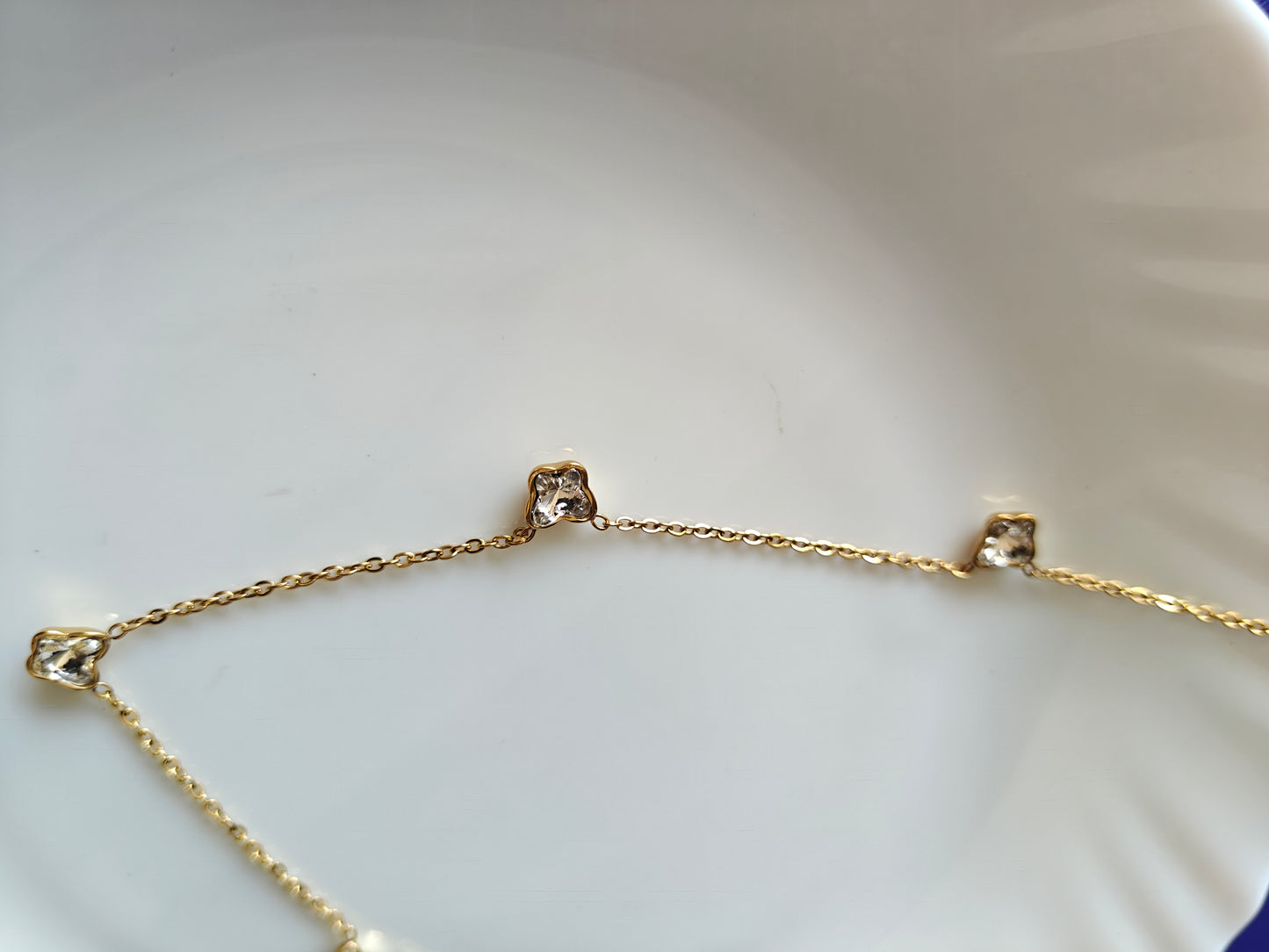CHARM GOLD CHAIN  R6 8M'