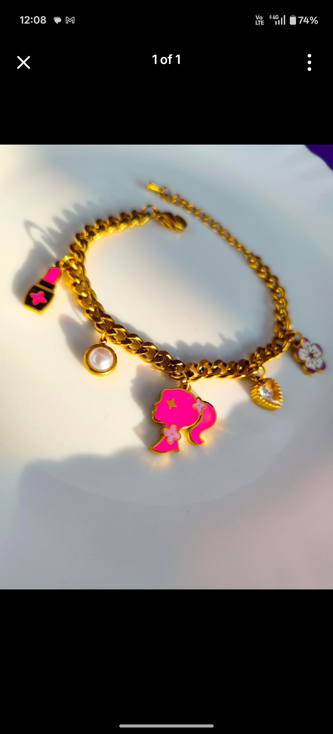 ADULT CHAIN BRACELET  LB RB
