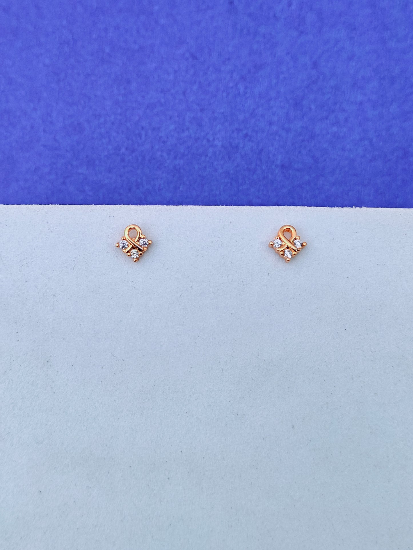 SCREW TYPE GOLD EARRINGS ANTI TARNISH AS 4.