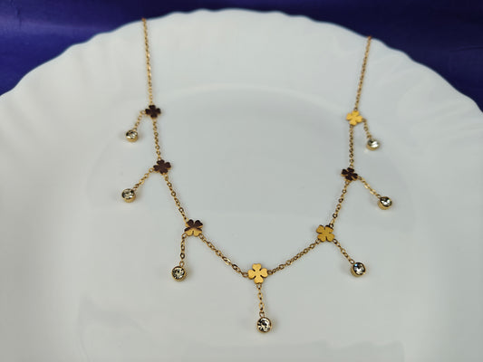 CHARM GOLD CHAIN  E  M10