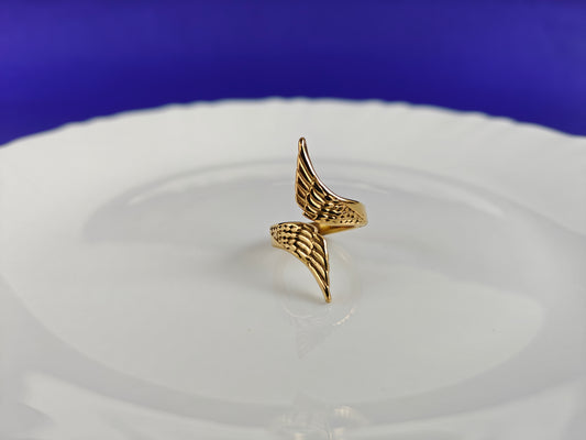 ADJUSTABLE GOLD RING X