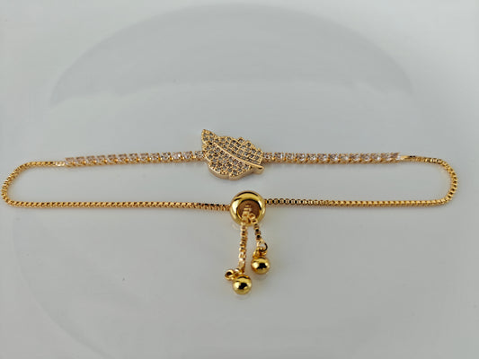 ADJUSTABLE GOLD CHAIN BRACELET R A1