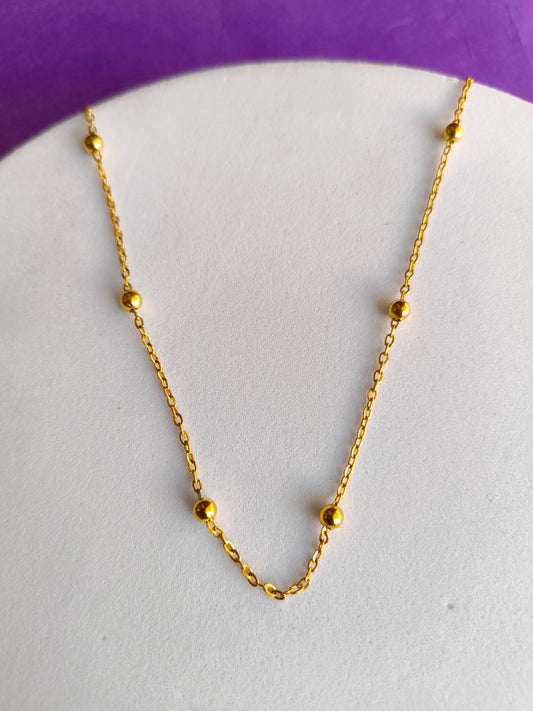 UNISEX  GOLD CHAIN G U