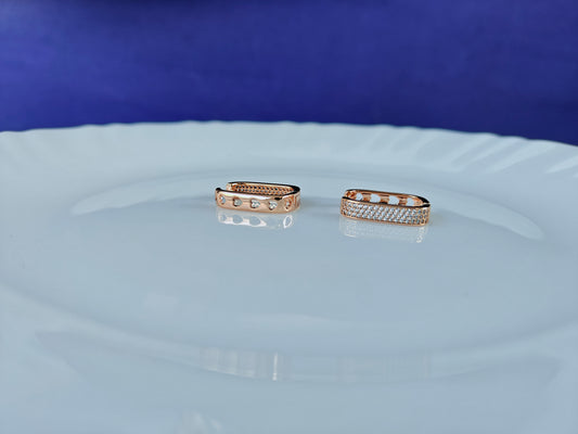 ROSEGOLD EARRING 6A  BT3