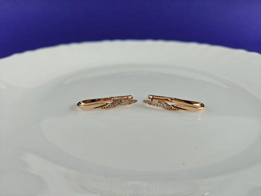 ROSEGOLD EARRING 6H BT2 X