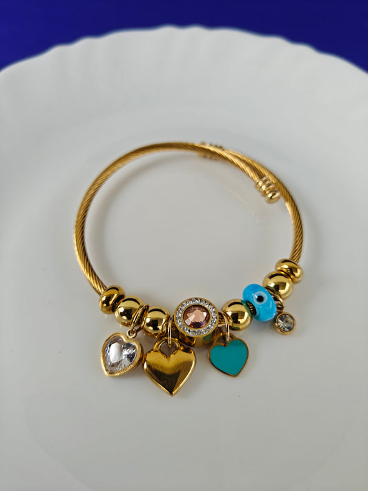 GOLD SPIRAL BRACELET X