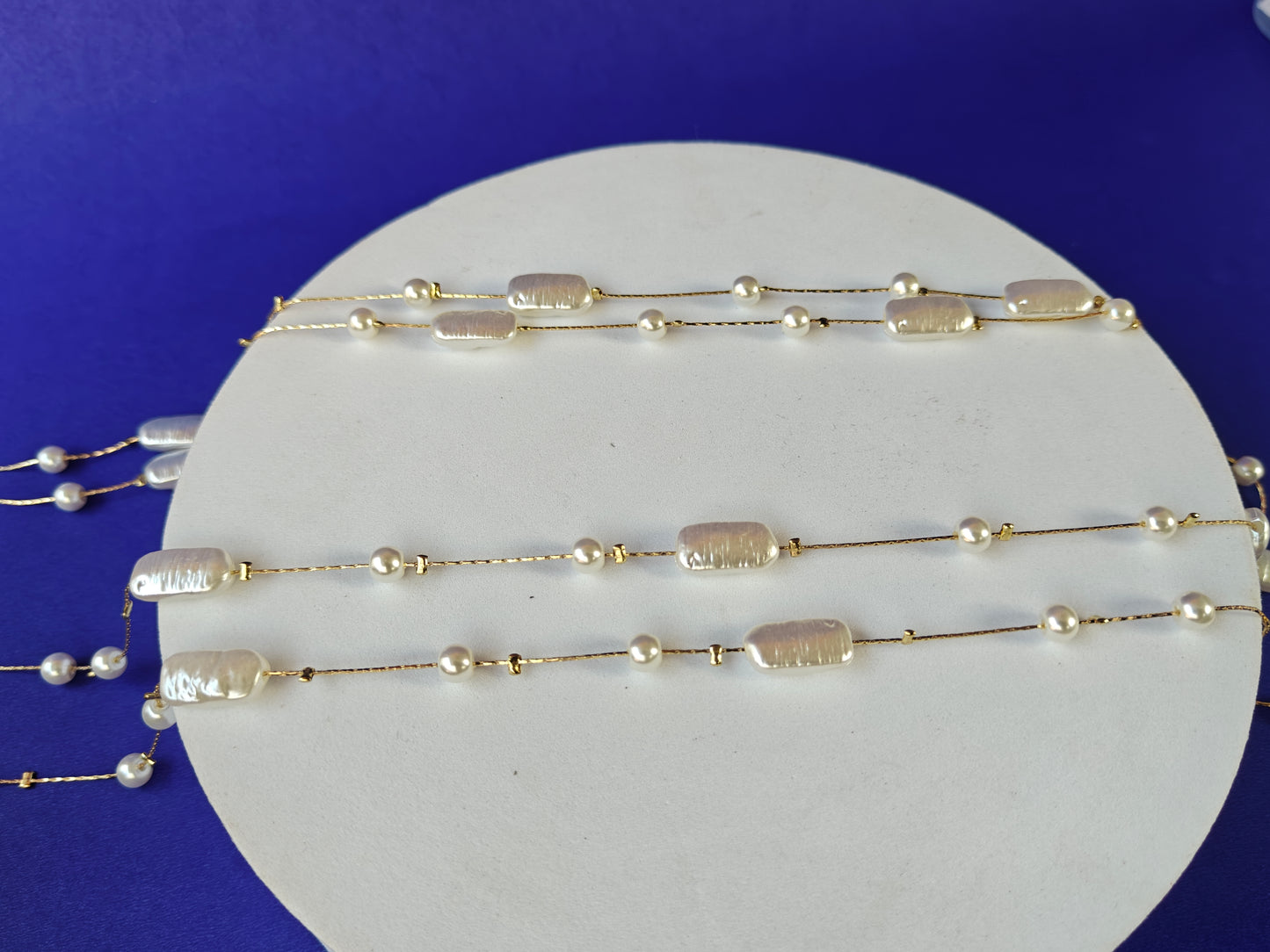 PEARL TWO LAYER CHAIN