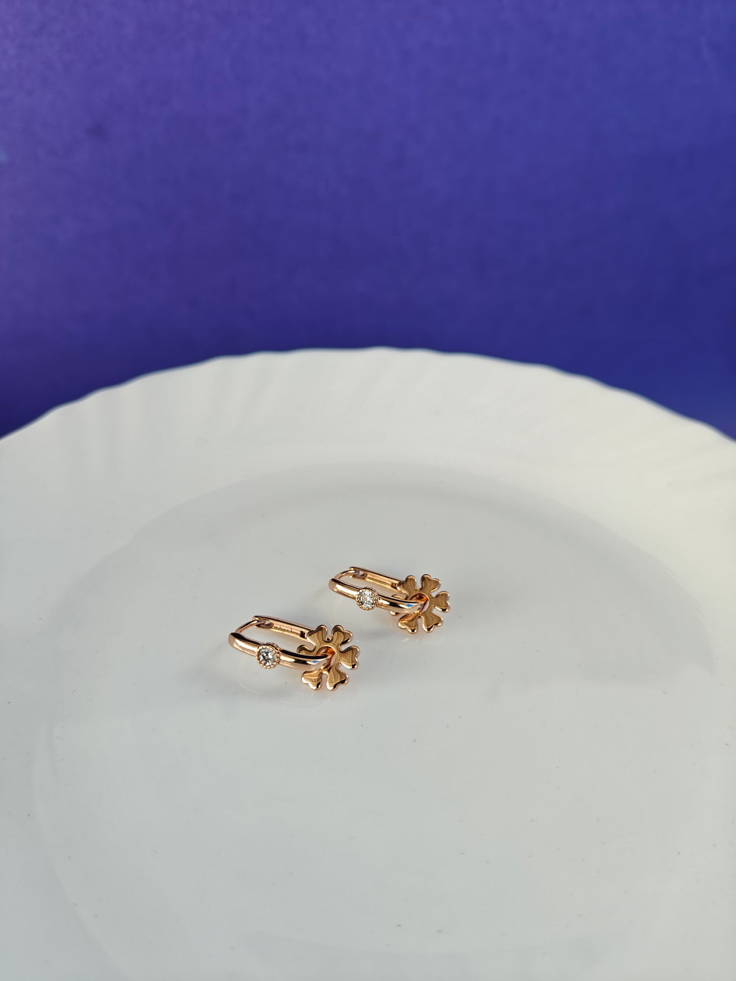 ROSEGOLD EARRING  8E  BT2