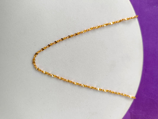 UNISEX ROSEGOLD  CHAIN H2 U
