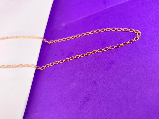 UNISEX  ROSEGOLD CHAIN E U