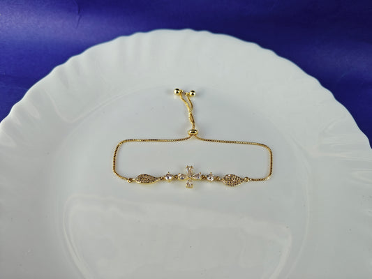 ADJUSTABLE  Gold  CHAIN BRACELET E    A2