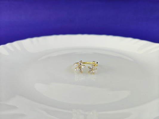 GOLD  ADJUSTABLE RING X