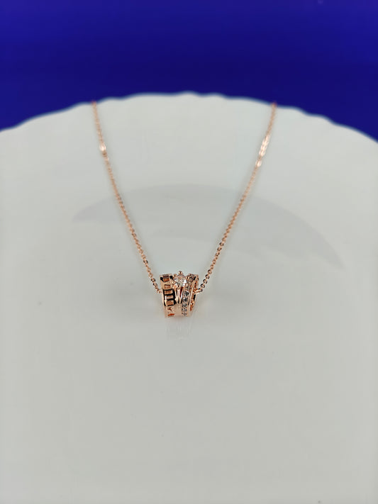 ROSEGOLD CHAIN O FX