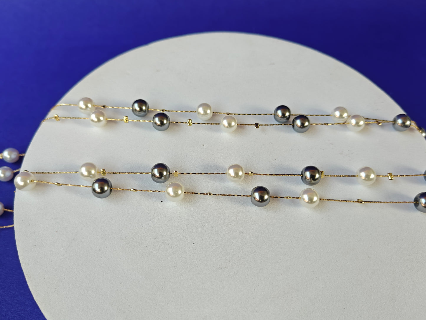PEARL TWO LAYER CHAIN