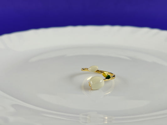 ADJUSTABLE GOLD RING X