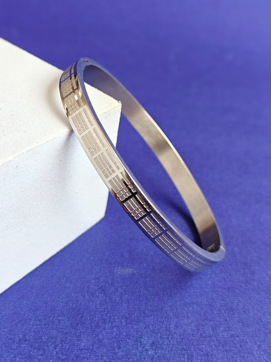 ADULT SILVER BROD  BRACELET