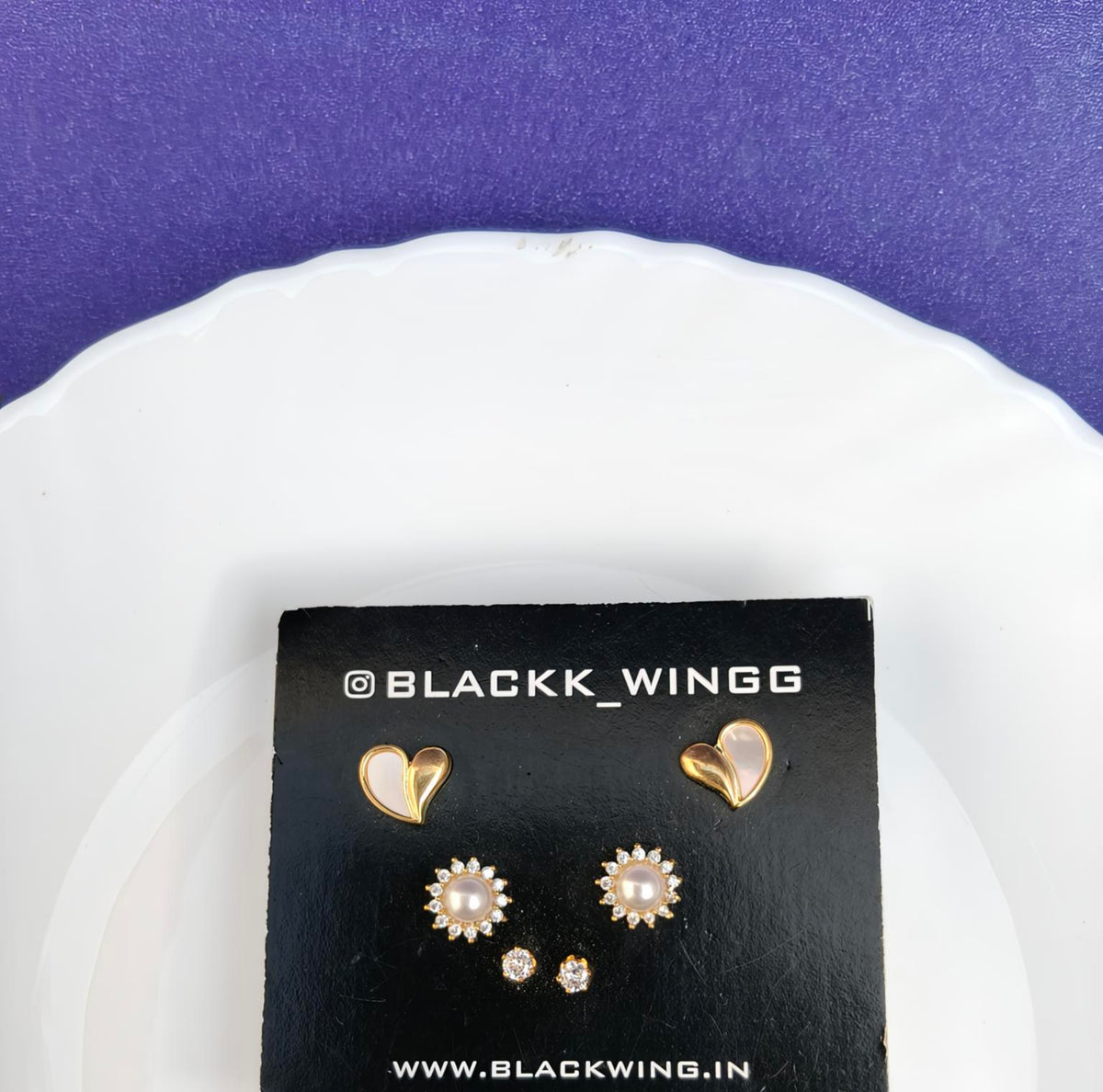 GOLD COMBO EARRING 2A Y