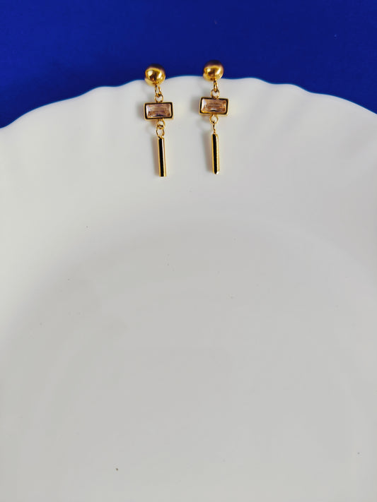 GOLD EARRING  7U T7 X