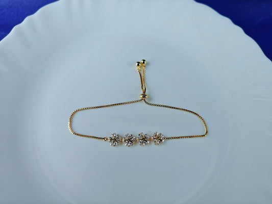 ADJUSTABLE  Gold  CHAIN BRACELET H   A2