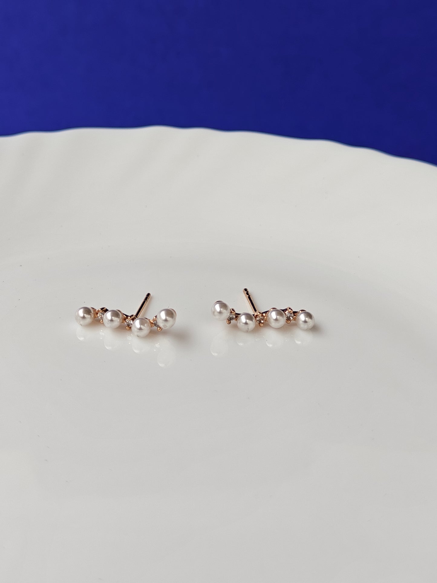 ROSEGOLD EARRING 9Q BT2.