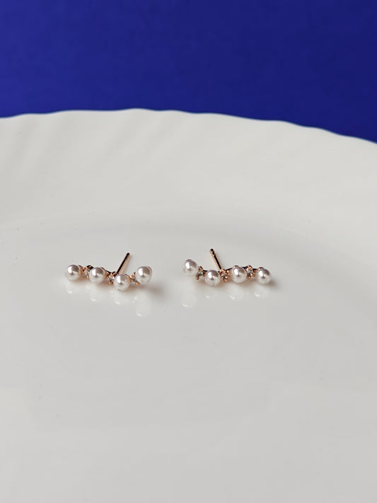 ROSEGOLD EARRING 9Q BT2.