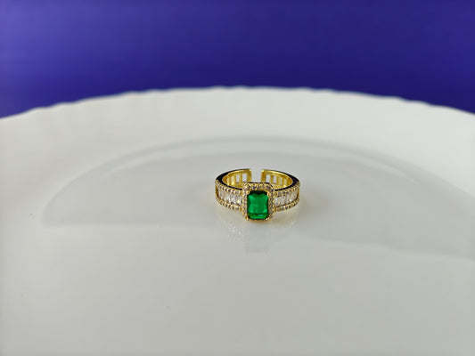 ADJUSTABLE GOLD RING X