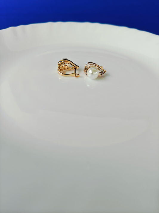 ROSEGOLD EARRING 4F BT X