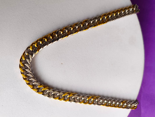 UNISEX GOLD SILVER CHAIN B2 U