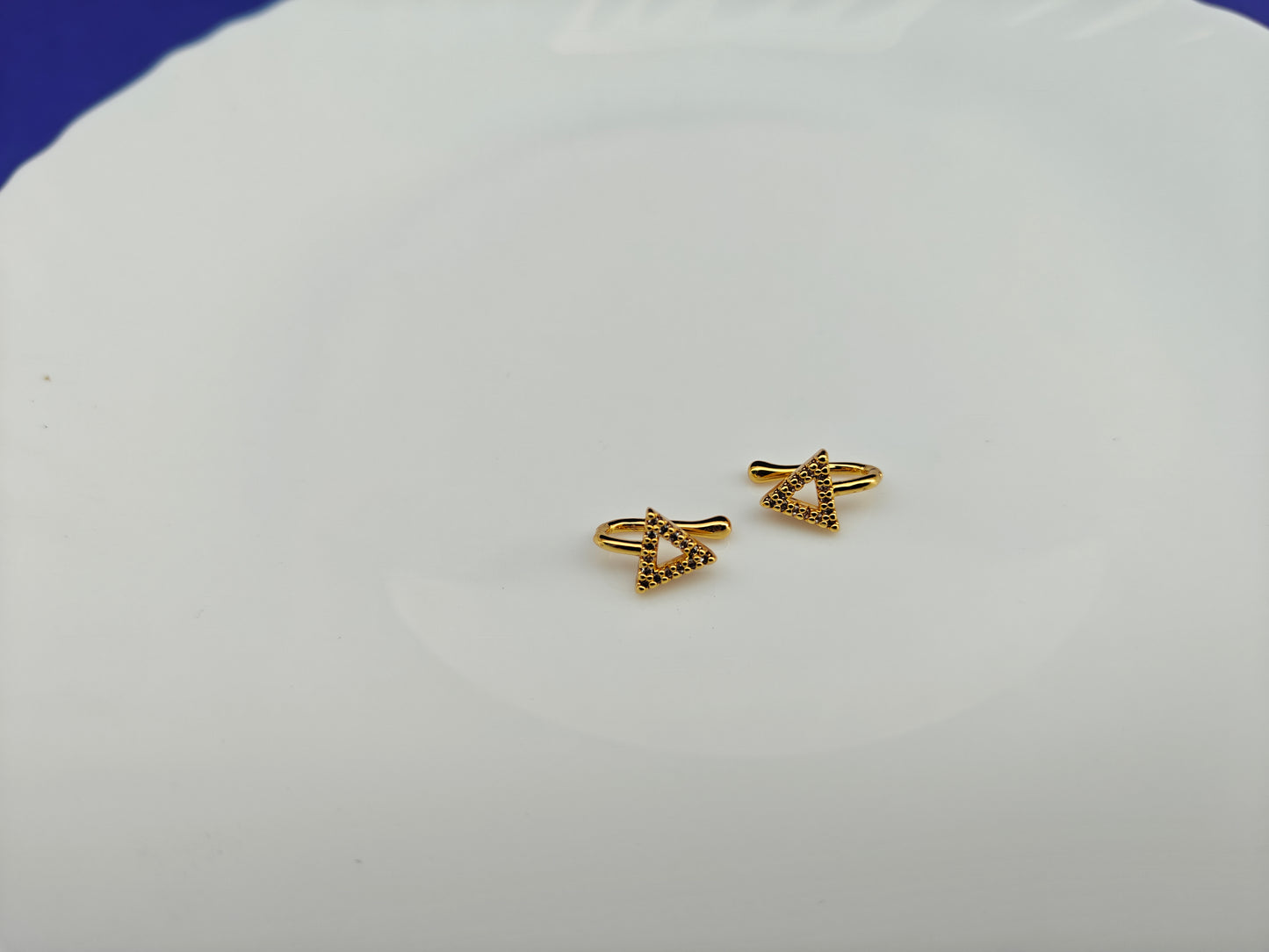 18 K PLATED MULTI USE SILVER NOSEPIN/EARCUFF SINGLE