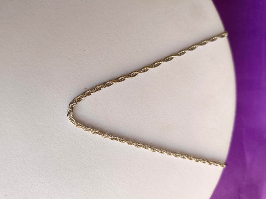 UNISEX  SILVER CHAIN I U