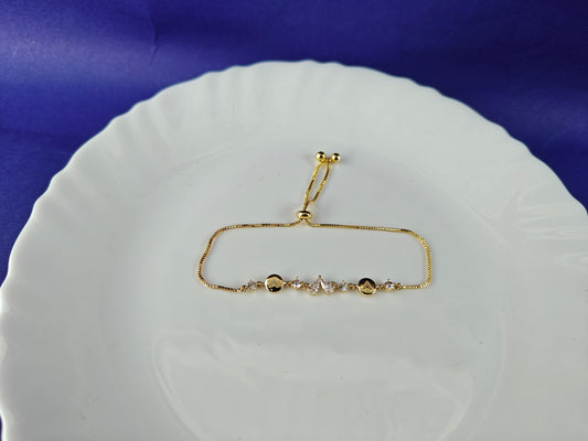 ADJUSTABLE  Gold  CHAIN BRACELET D   A2