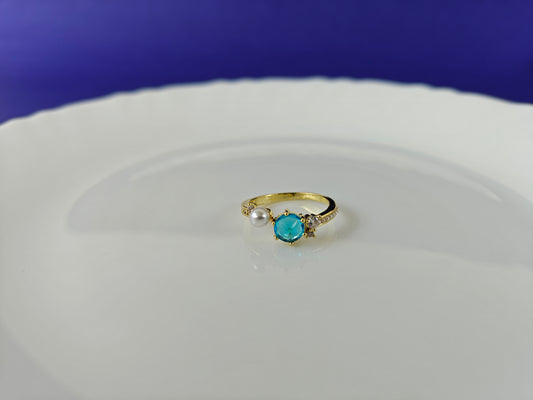 ADJUSTABLE GOLD RING X
