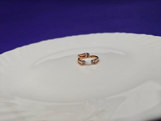 ROSE GOLD  ADJUSTABLE RING xx
