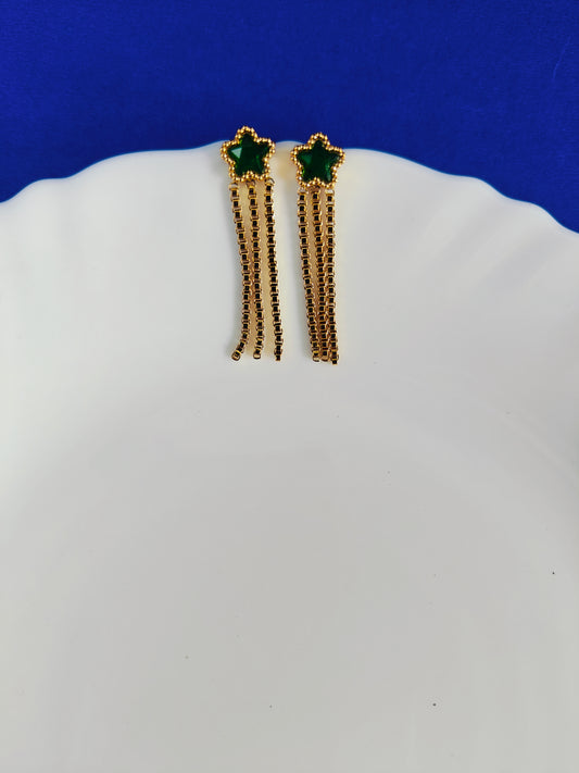 GOLD EARRING  7R T7 X