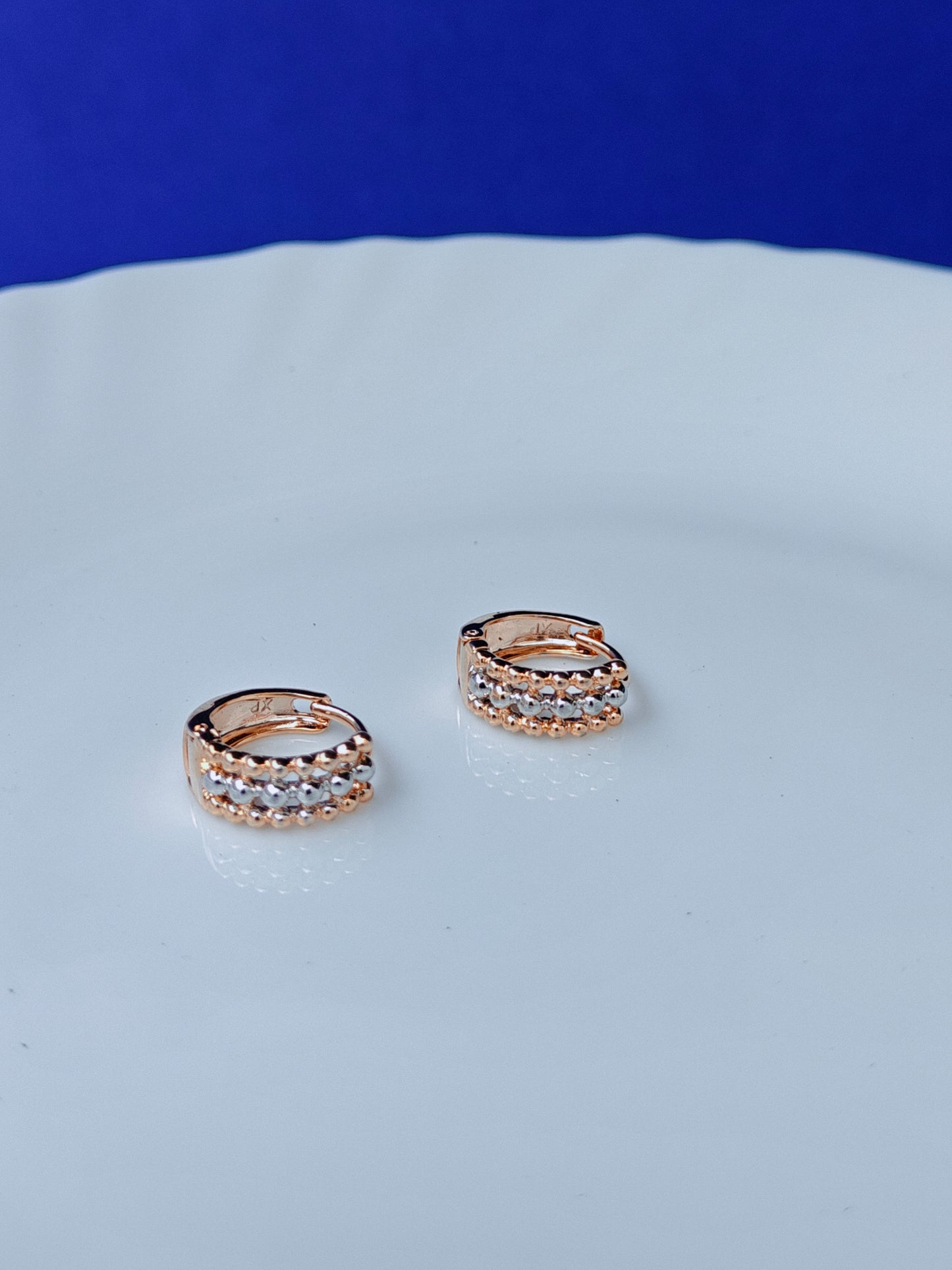 ROSEGOLD EARRING 8Z BT2.