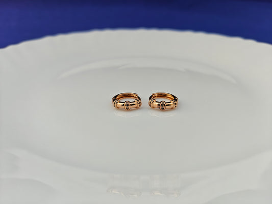 ROSEGOLD EARRING 9H BT2 X