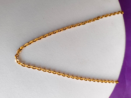UNISEX  ROSEGOLD CHAIN L U