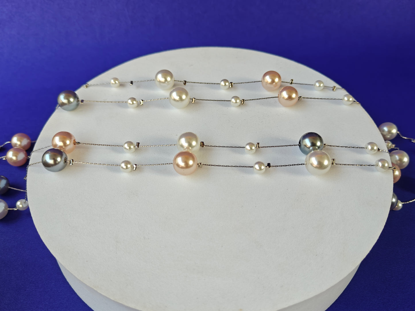 PEARL TWO LAYER CHAIN