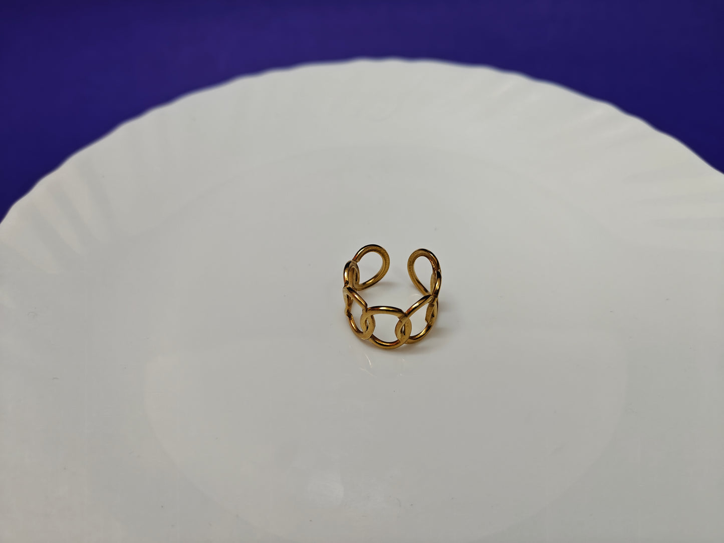 GOLD  ADJUSTABLE RING xx