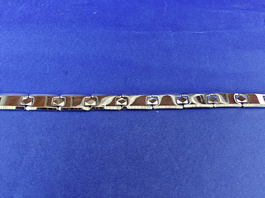 MENS SILVER CHAIN BRACELET K xx