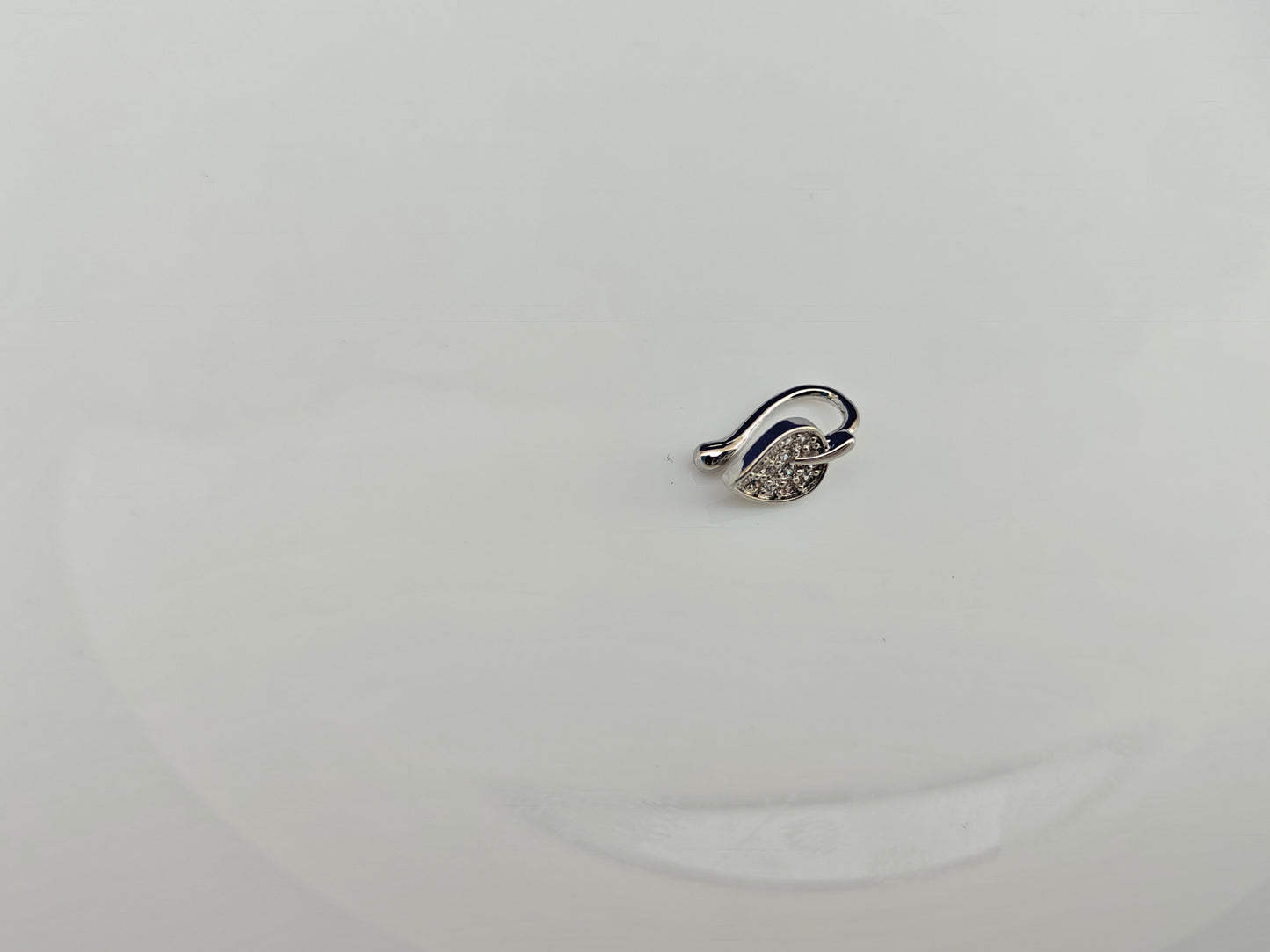 18 K PLATED MULTI USE SILVER NOSEPIN/EARCUFF SINGLE