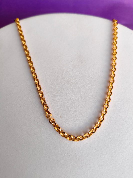 UNISEX  ROSEGOLD CHAIN Q U