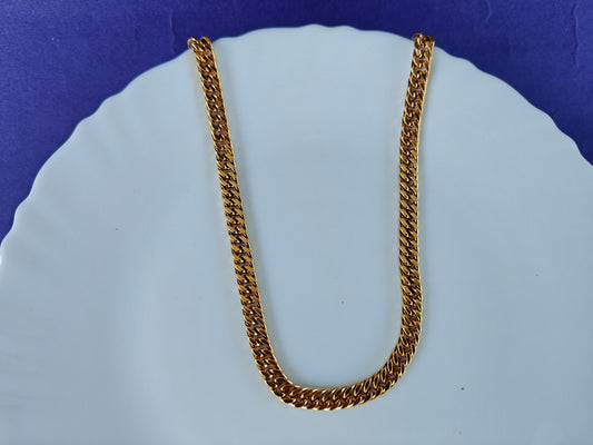 UNISEX GOLD SILVER CHAIN W2 U