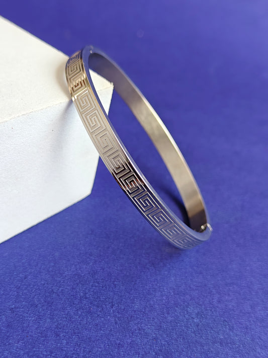 ADULT SILVER  BROD BRACELET
