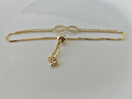 ADJUSTABLE GOLD CHAIN BRACELET H2 A1
