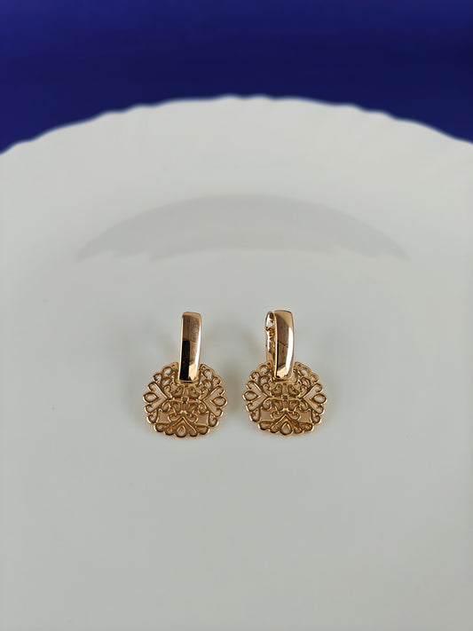 ROSEGOLD EARRING 8D BT2 X