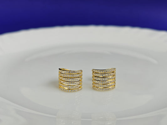 GOLD EAR CUFF D Z3