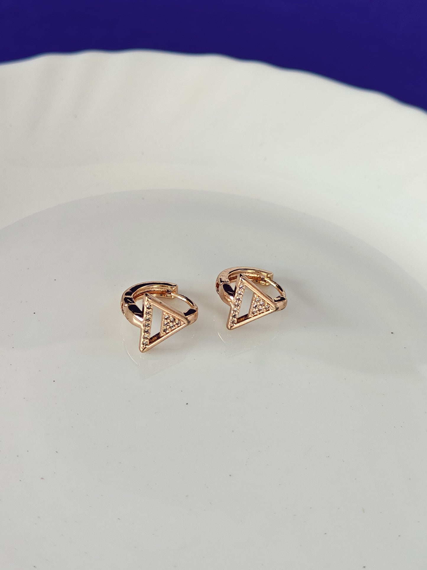 ROSEGOLD EARRING 2N BX.
